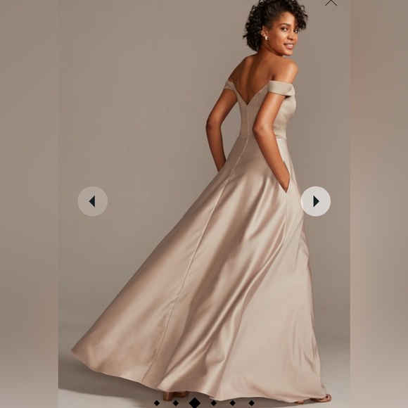 Bridesmaid Blush Floor-length dress - Picture 2 of 4